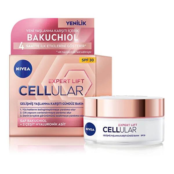 Nivea Cellular Expert Lift Anti-Aging Day Cream with Bakuchiol & Hyaluronic Acid - 50ml Nivea Anti-Aging Day Cream with Bakuchiol & Hyaluronic Acid Anti-Aging Day Cream, Bakuchiol Face Cream, Hyaluronic Acid Moisturizer, Natural Retinol Alternative, Nivea Cellular Expert Lift, Skincare, Anti-Aging Skincare, Moisturizing Cream, Natural Skincare, Wrinkle Reduction, Skin Elasticity, Firming Cream, Day Cream, Face Moisturizer, Bakuchiol Benefits, Hyaluronik Asit, Cellular Expert Lift, Nivea Skincare