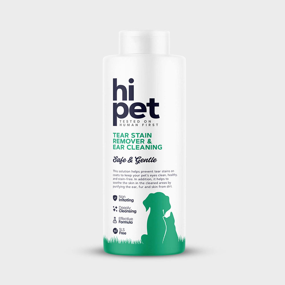 HiPet Tear Stain and Ear Cleaning Solution