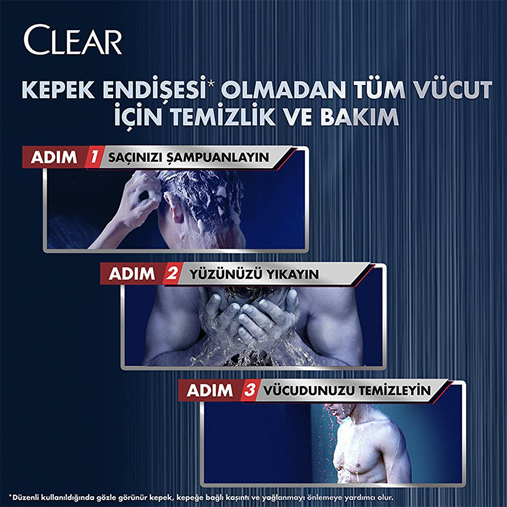 Clear Men 3-in-1 Menthol Refreshing Shampoo, Shower & Face Wash: Combat Dandruff, Cleanse & Invigorate - All In One! Clear Men 3-in-1: Menthol Shampoo, Shower & Face Wash 3 in 1 shampoo, men's shower gel, anti dandruff shampoo, menthol shampoo, body wash for men, dandruff shampoo and body wash, clear men shampoo, refreshing body wash, shampoo face wash body wash, men's grooming products, 3-in-1, menthol, dandruff control, mens grooming, hair care, skin care, body care, refreshing, convenient, time-saving, s