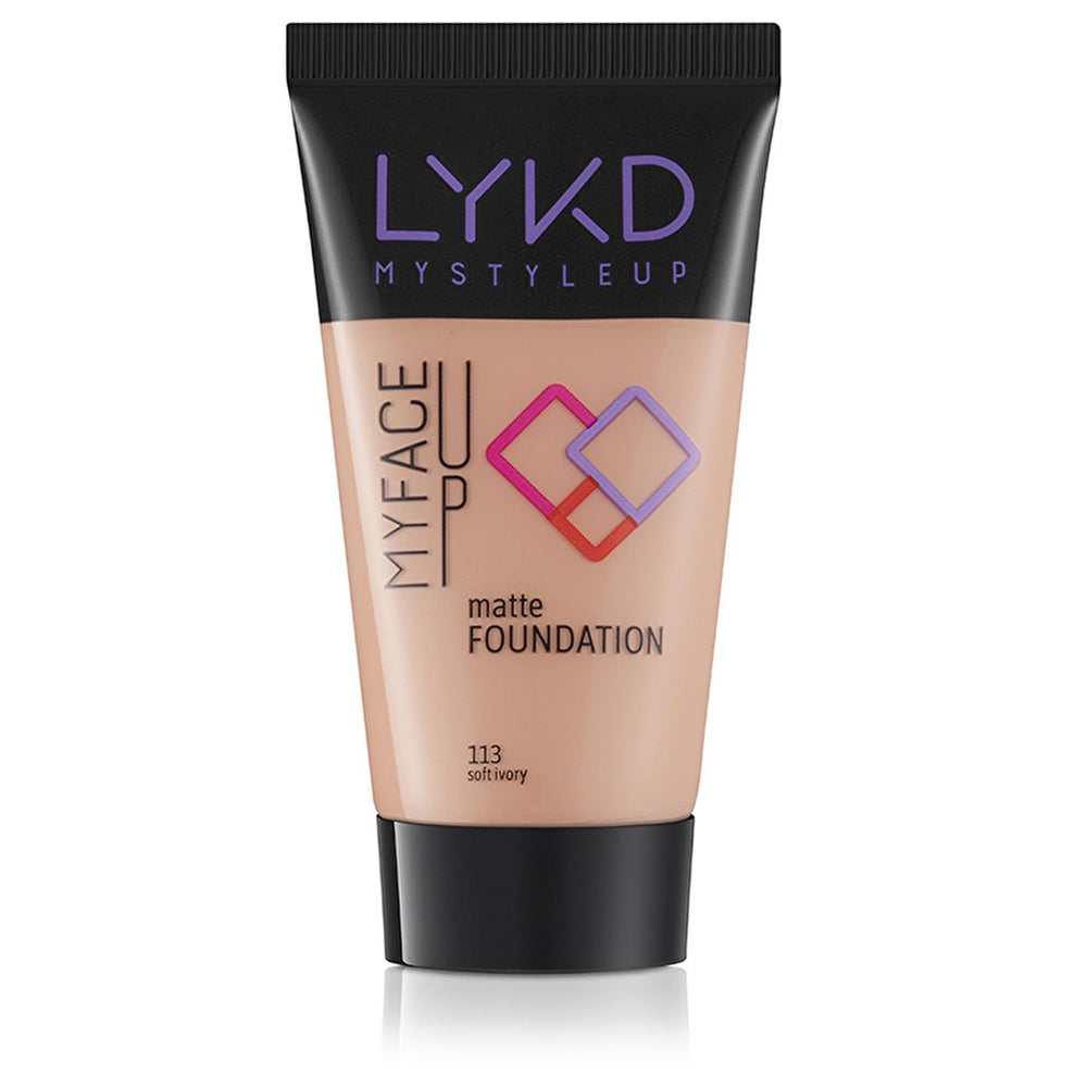 LYKD Mat Fondöten 113 Soft Ivory - Long-Lasting Matte Foundation for Flawless Makeup - view 2