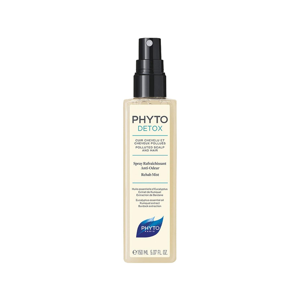 PHYTO Phytodetox Dry Shampoo Spray for Dry & Matte Hair - 5.07 fl oz, Odor Eliminator & Refreshing Hair Care - Shampoo