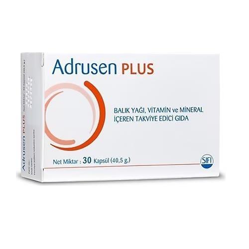 Adrusen Plus Omega-3 Dietary Supplement - Supports Heart Health, Cognitive Function & Eye Health with EPA, DHA, Vitamin C, E, Zinc, Lutein, Zeaxanthin & Astaxanthin - 30 Capsules Adrusen Plus Omega-3 Supplement - Heart, Cognitive & Eye Health Support Dietary Supplement, Omega-3 Fatty Acids, Vitamin C, Vitamin E, Zinc, Lutein, Zeaxanthin, Astaxanthin, Nutritional Support, Health Supplement, Heart Health, Cognitive Function, Eye Health, Antioxidant Support, Immune System Support