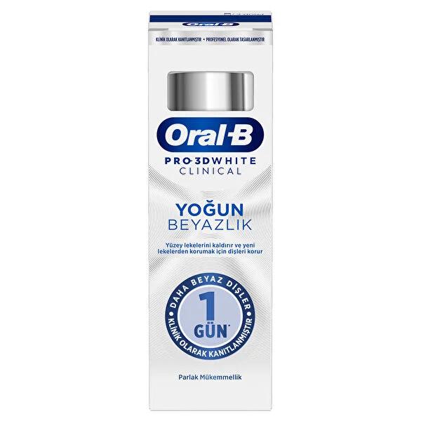 Oral B Pro 3D White Clinical Intensive Whitening Toothpaste for Sensitive Teeth - 2.54 fl oz Oral B Pro 3D White Toothpaste for Sensitive Teeth whitening toothpaste, Oral B Pro 3D White, intensive whitening, ionic toothpaste, sensitive teeth toothpaste, Oral B, oral care, teeth whitening, sensitive teeth, dental care, cosmetic dentistry, smile brightening, stain removal