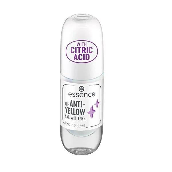 Essence Nail Whitening Treatment - Anti-Yellowing Nail Care with Citric Acid, 8ml Essence Nail Whitening Treatment - Anti-Yellowing Care Nail whitening treatment, Anti-yellowing nail care, Nail brightening solution, Citric acid nail whitening, Nail cosmetic, Nail care, Beauty products, Cosmetic nail care, Whitening nail treatment, Nail health, Nail appearance, Personal care, Beauty essentials