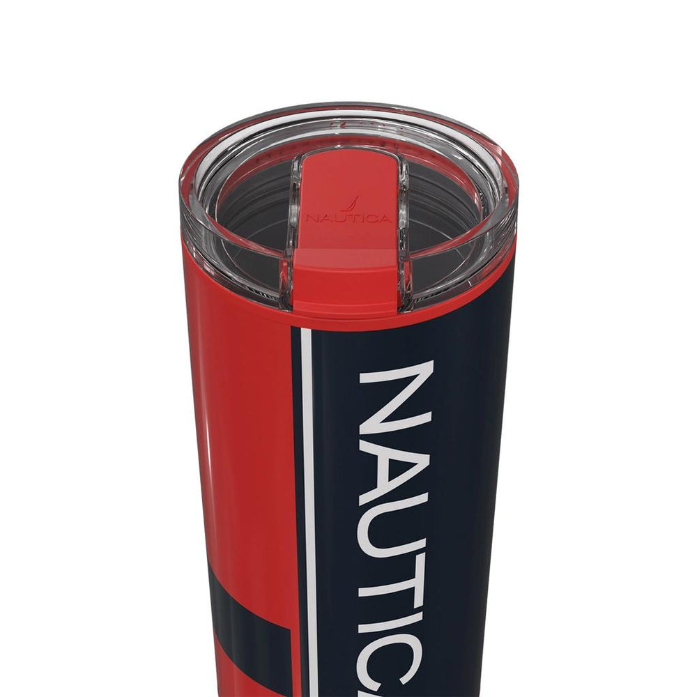 Nautica Sport Stainless Steel Water Bottle Red 17 oz