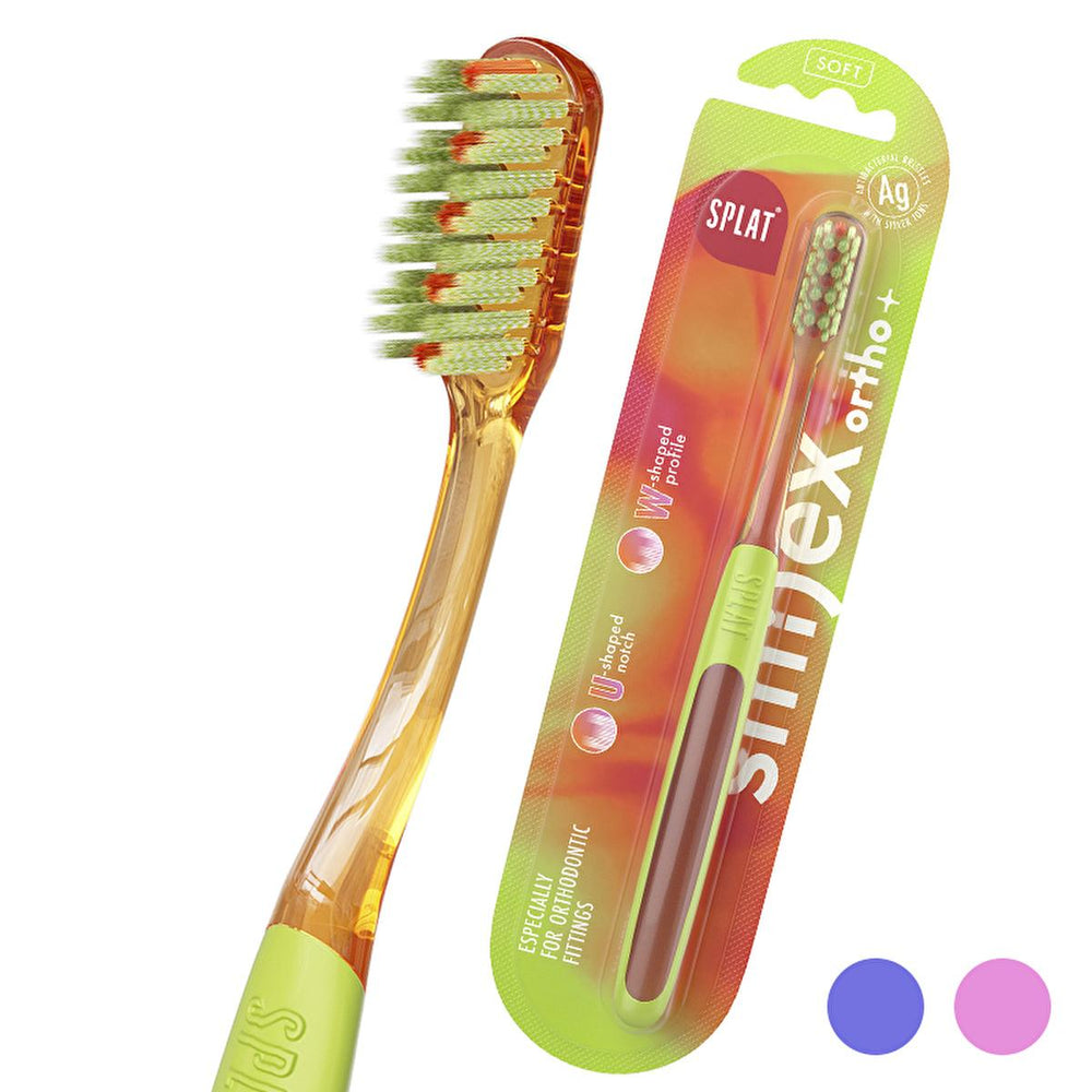 Splat Smilex Ortho+ Soft Bristle Orthodontic Toothbrush for Braces Care - view 4