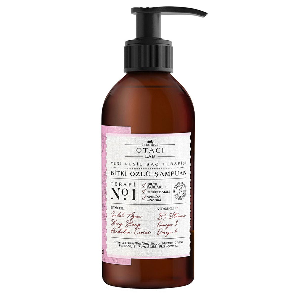 Otacı Lab No:1 Sulfate-Free Moisturizing Repair Shampoo for Natural Hair Care - 8.45 fl oz - Shampoo
