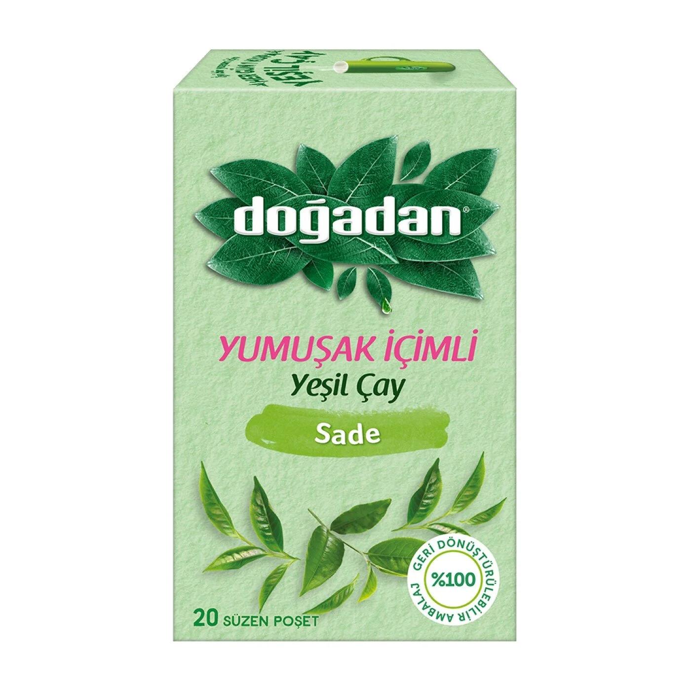 Dogadan Mild Green Tea Smooth Brew for Daily Wellness 20 Bags