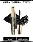 Loreal Paris Volume Million Lashes Extra Black Mascara for Voluminous, Lengthened Lashes - Long-Lasting, Easy - view 2