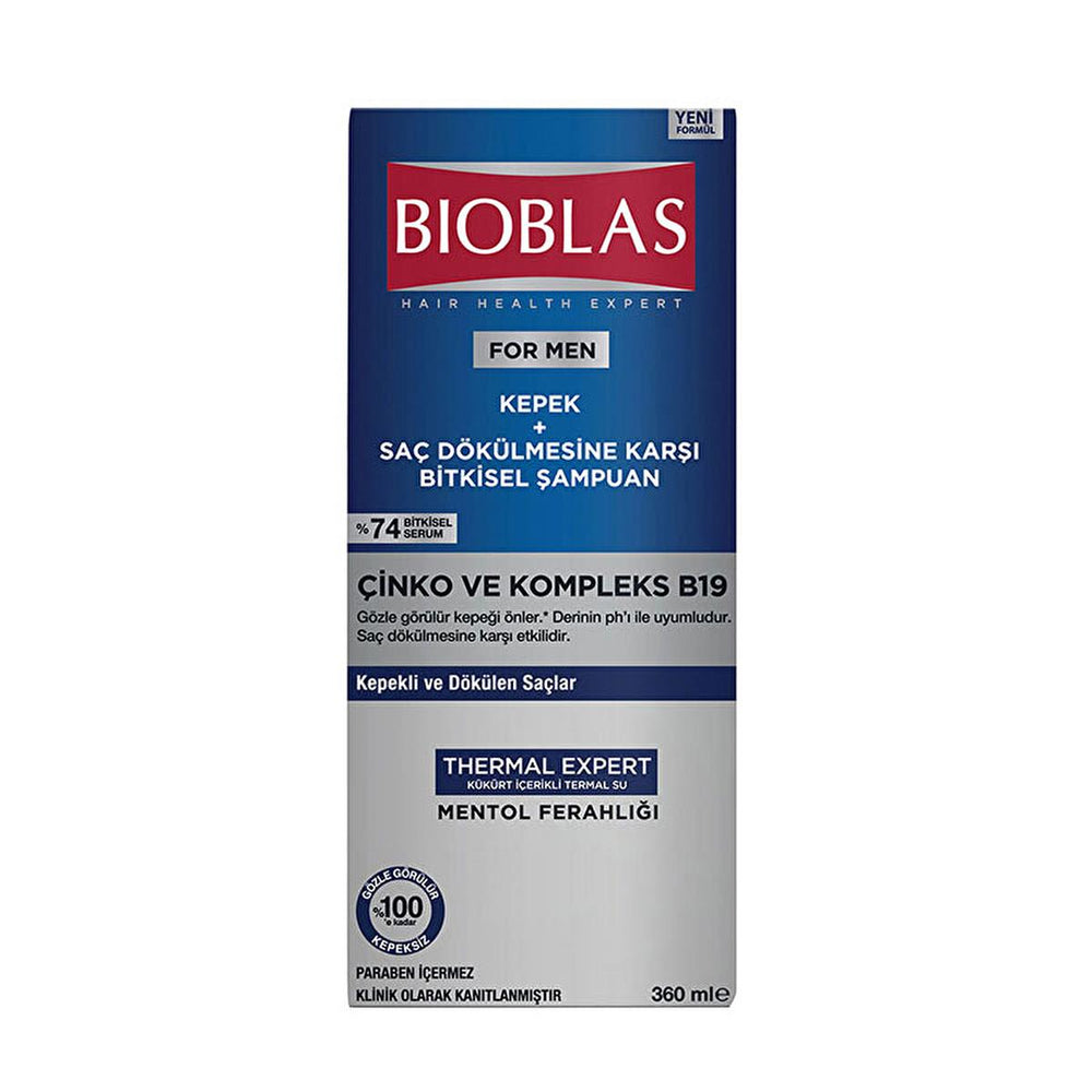 Bioblas Anti-Dandruff Shampoo with Zinc and Menthol for Hair Loss Treatment - 12.18 fl oz - image 7