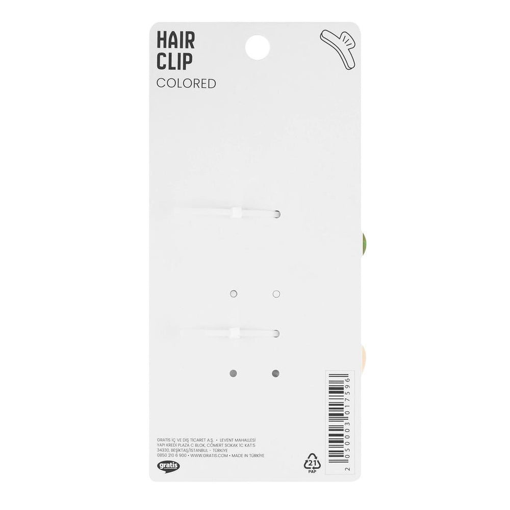 Eklips Marble Hair Clips Elegant Styling Accessories 2-Pack