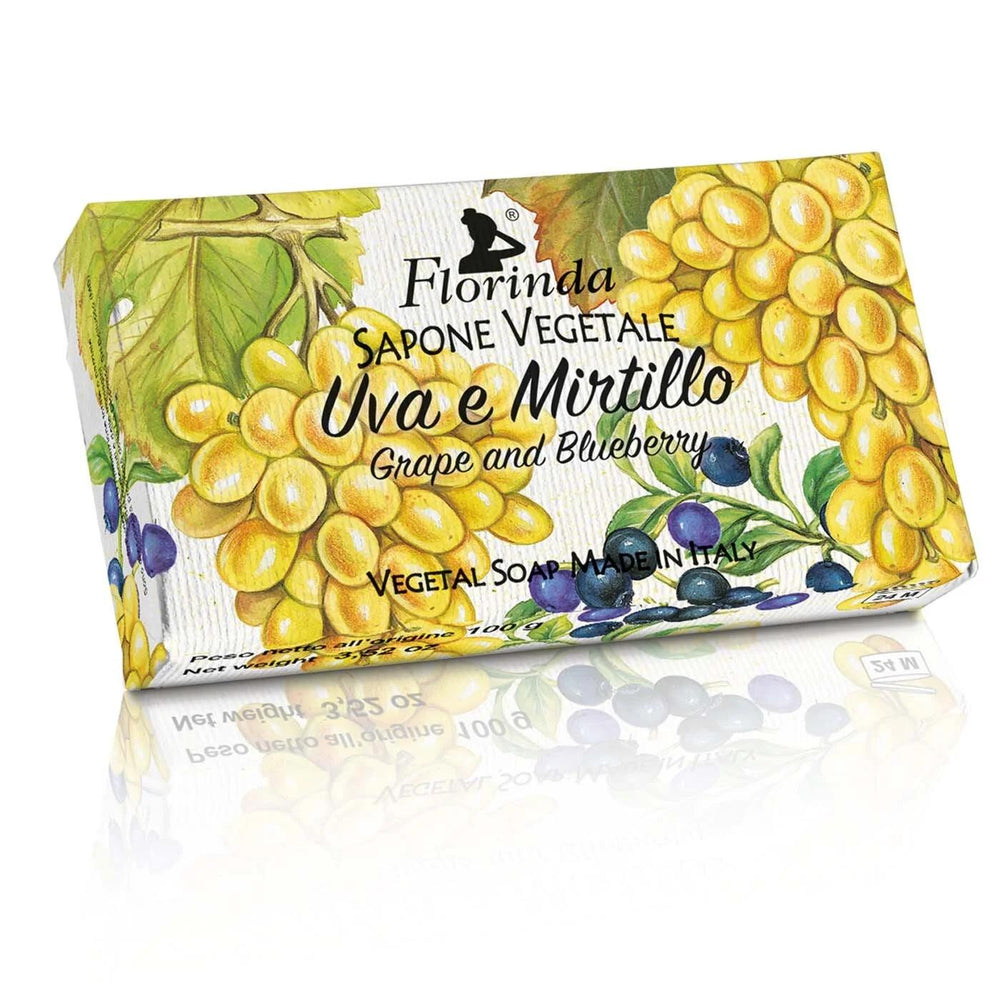 Florinda Grape & Blueberry Vegetal Soap Bar 100g