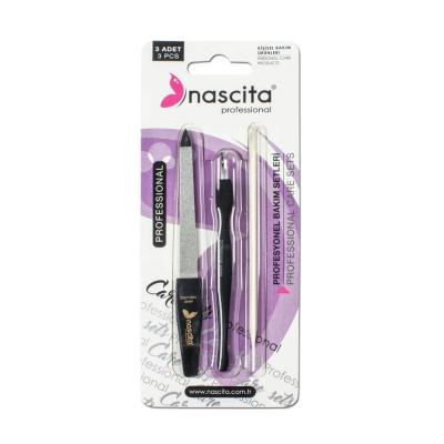 nascita nail care kit set, nail file included in the set, cuticle pusher from the nail care kit, cuticle nipper in the nail care kit Nascita Nail Care Kit - 3 Tools for Healthy Nails | Professional Set Nascita Nail Care Kit - 3 Tools for Healthy Nails nail-care, nail-tools, beauty, manicure, pedicure, nascita, professional-nail-kit, salon-quality, ai-generated, nail-enthusiasts