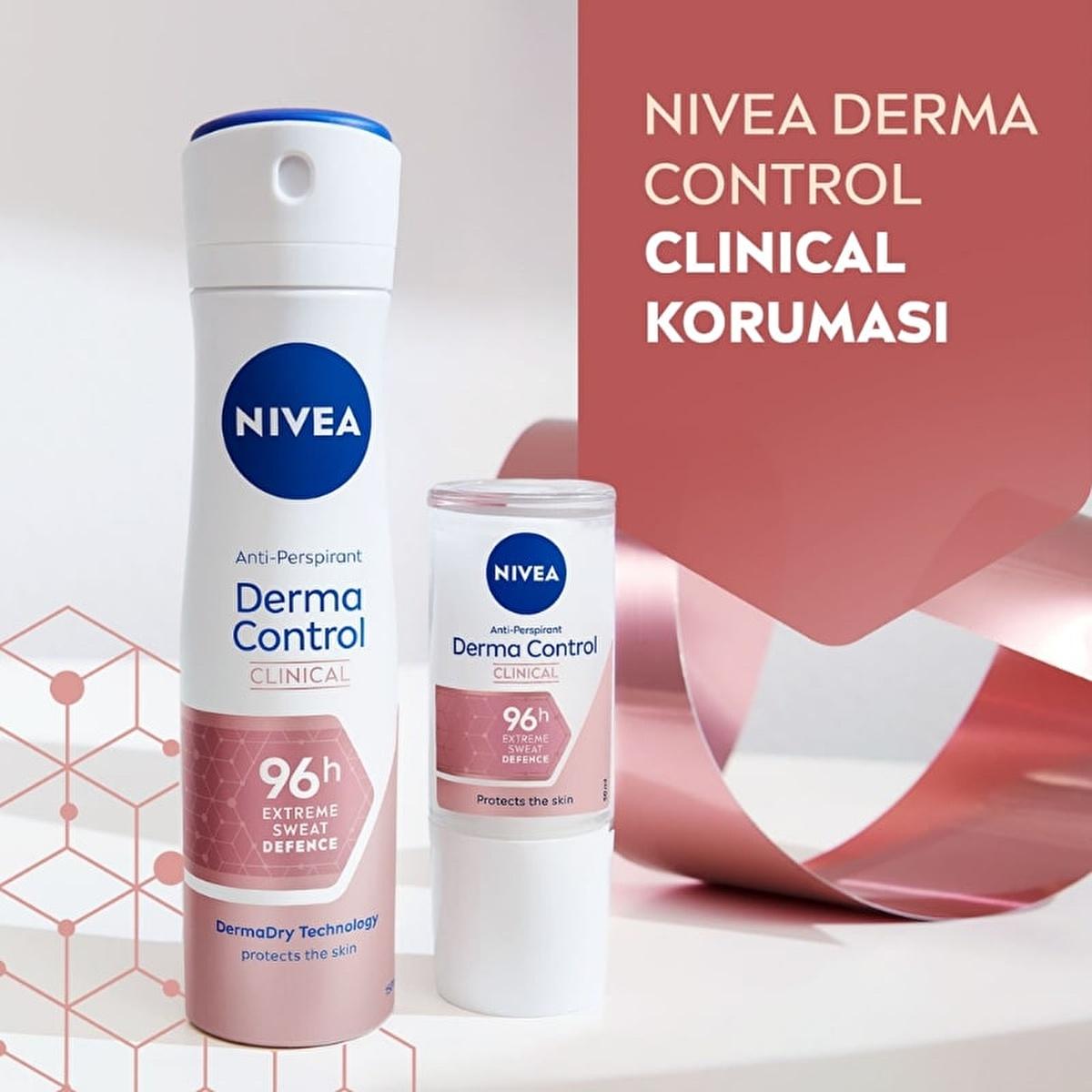 nivea derma control women's deodorant spray 150 ml, nivea women's deodorant spray application, nivea derma control deodorant bottle NIVEA Derma Control Women's Deodorant Spray - Superior Protection for All Skin Types | 150 ml NIVEA Derma Control Women's Deodorant Spray - 150 ml nivea, women-deodorant, deodorant-spray, dermacontrol, antiperspirant, alcohol-free, daily-use, skin-care, personal-care, ai-generated