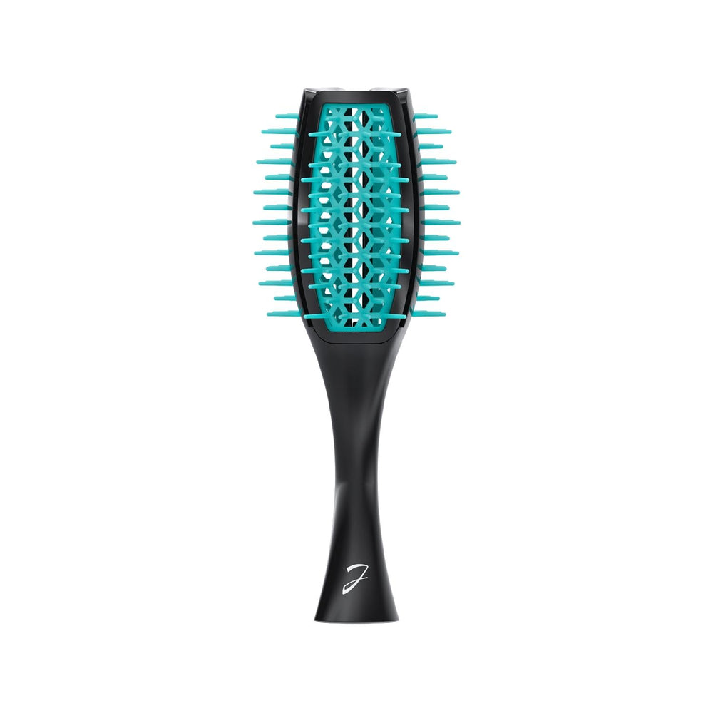 Janeke Tulip Brush Detangling Hair Brush Black & Blue