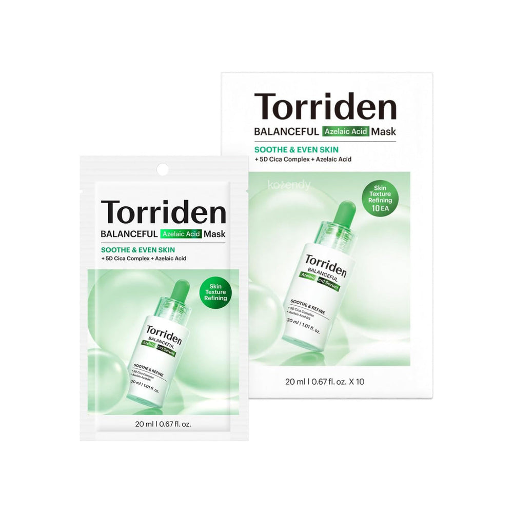 Torriden BALANCEFUL Azelaic Acid Mask Soothing 5D Cica 10 Pack
