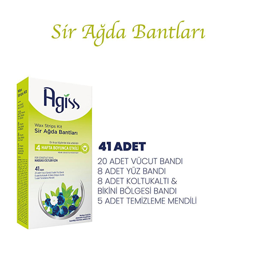 Agiss Sensitive Skin Wax Strips for Body Hair Removal - Gentle, Effective, Natural Ingredients - image 7