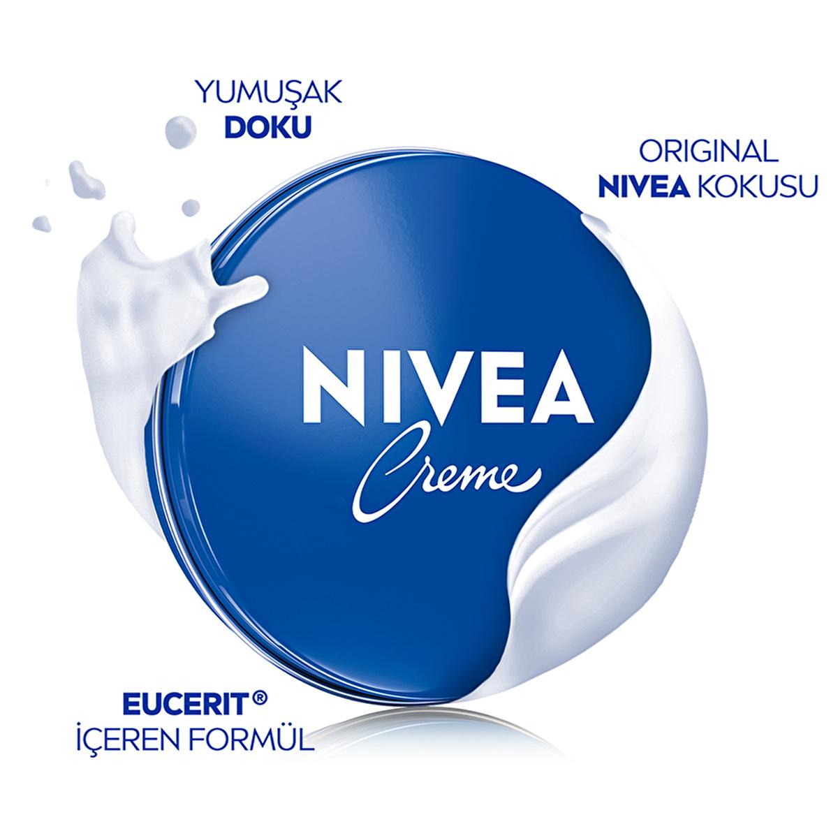 NIVEA Creme Moisturizing Cream for Dry Skin - Long-lasting Hydration for Face, Body &amp; Hands NIVEA Creme Moisturizing Cream - Long-lasting Hydration NIVEA Creme, Moisturizing Cream, Dry Skin Care, Multi-purpose Skincare, Long-lasting Hydration, Skincare for Dry Skin, Face Moisturizer, Body Moisturizer, Hand Cream, Eucerit, Dermatologically Approved, Non-greasy, Non-sticky, Skincare Essentials