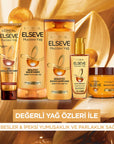 Loreal Paris Elseve Mucizevi Yağ Besleyici Bakım Kremi - Nourishing Hair Cream with Amla Oil for Softness & Shine Loreal Paris Elseve Hair Cream for Soft & Shiny Hair Loreal Paris Elseve, Hair care cream, Amla oil hair treatment, Nourishing hair cream, Softening hair product, Hair nourishment, Soft hair, Shiny hair, Easy combing, Normal hair care, Dry hair care, Hair care routine, Hair health, Amla oil benefits