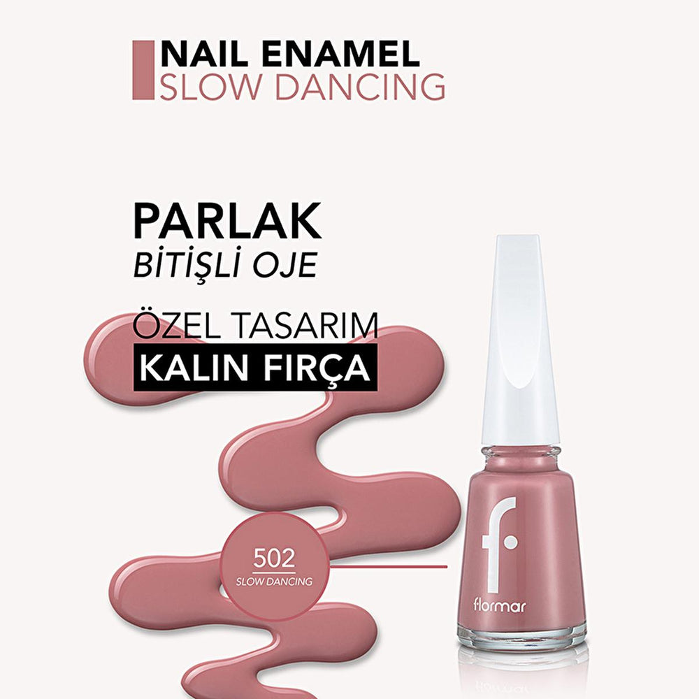 Flormar Nail Enamel - Long Lasting & Nourishing Nail Polish for Healthy Nails - view 3