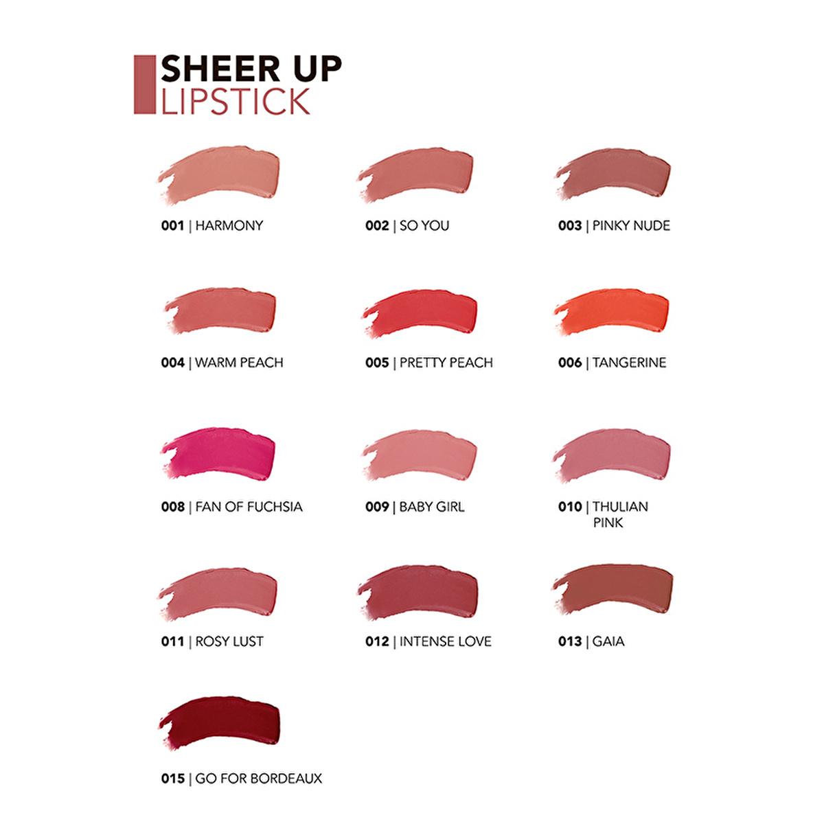 Flormar Sheer Up Gaia: Moisturizing Semi-Transparent Lipstick for Natural, Glossy Lip Color | Hydrating, Lightweight &amp; Creamy Flormar Sheer Lipstick: Natural, Glossy, &amp; Moisturizing sheer lipstick, moisturizing lipstick, natural lip color, glossy lipstick, semi-transparent lipstick, hydrating lipstick, creamy lipstick, Flormar lipstick, natural finish lipstick, lightweight lipstick, lipstick, lip color, lip gloss, makeup, cosmetics, beauty, natural makeup look, dry lips, chapped lips, easy-to-apply makeup, 