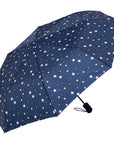 Eklips Automatic Umbrella: Compact Folding Travel Umbrella, Windproof, Navy Blue Star Pattern, Easy Open/Close Eklips Automatic Umbrella: Compact, Windproof, Stylish Star Design automatic umbrella, compact umbrella, folding umbrella, travel umbrella, windproof umbrella, star pattern umbrella, navy blue umbrella, portable rain umbrella, easy open close umbrella, umbrella, rain gear, weather protection, portable umbrella, small umbrella, lightweight umbrella, durable umbrella, stylish umbrella, gift for her, 