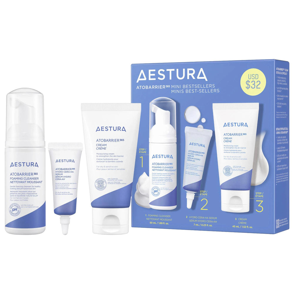 ATOBARRIER365 Mini Hydrating Skincare Kit for Sensitive Skin - Gentle, Vegan, Gluten-Free - Korean Skincare ATOBARRIER365 Mini Hydrating Skincare Kit - Sensitive Skin Solution Skincare kit for sensitive skin, Hydrating skincare products, Vegan skincare, Gluten-free skincare, Korean skincare products, Sensitive skin solutions, Hydrating skincare routine, Vegan skincare kit, Gluten-free skincare kit, Skincare for dryness, Skincare for dullness, Skincare for fine lines and wrinkles