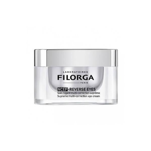 filorga ncef reverse eyes cream 15ml packaging, filorga ncef reverse eyes cream application on hand, filorga ncef reverse eyes cream texture close-up Filorga NCEF Reverse Eyes Cream - Anti-Aging Eye Treatment | 15ml Filorga NCEF Reverse Eyes Cream | 15ml filorga, eye-cream, anti-aging, skincare, nourishing, wrinkle-reduction, dark-circle-removal, hydrating, eyecare, ai-generated