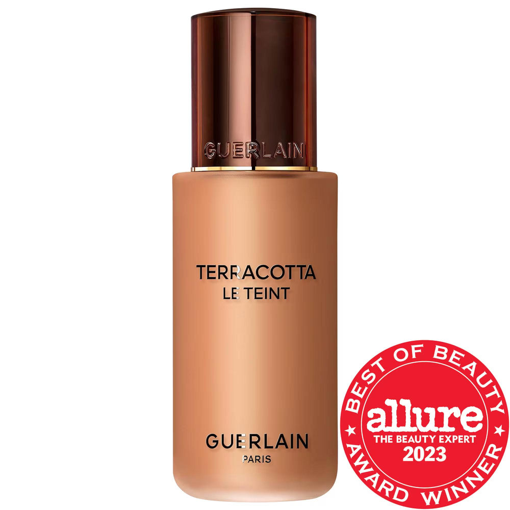 Guerlain Terracotta Le Teint: Long-Lasting Luminous Matte Foundation with Argan Oil - Flawless Medium Coverage, No-Transfer, Healthy Glow Guerlain Terracotta Foundation: Luminous Matte, Long-Lasting Wear Terracotta foundation, long-lasting foundation, medium coverage foundation, luminous matte foundation, argan oil foundation, no-transfer foundation, Guerlain foundation, healthy glow foundation, liquid to powder foundation, best of beauty foundation, foundation makeup, long-wearing makeup, sustainable beaut