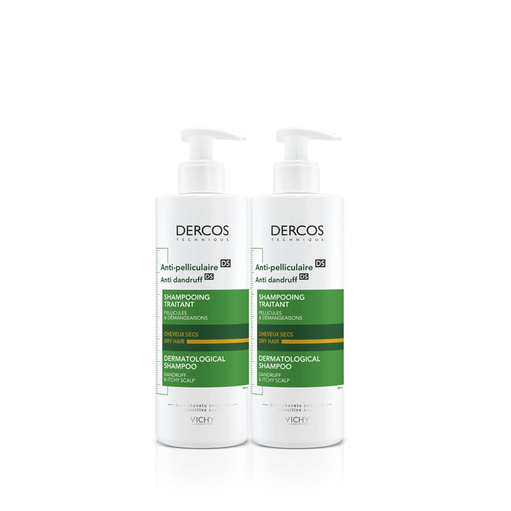 Vichy Dercos Anti-Dandruff Shampoo for Dry Hair - 2 x 390ml - Gentle Care & Effective Dandruff Treatment Vichy Dercos Anti-Dandruff Shampoo for Dry Hair anti-dandruff shampoo, dry hair care, Vichy Dercos shampoo, dandruff treatment, scalp care products, hair care, gentle shampoo, dermatologically tested, dry scalp relief, flake free, healthy scalp, nourishing shampoo, moisturizing shampoo