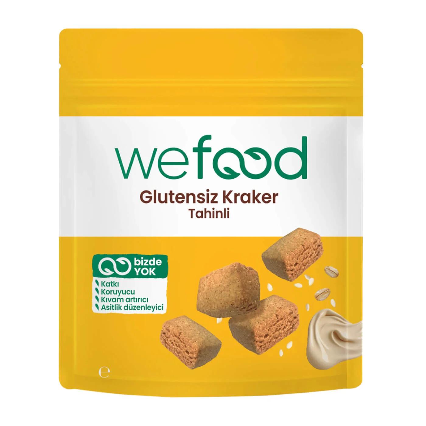 Wefood Tahini Crackers Savory Sesame Snack 40g