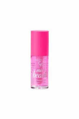 Golden Rose Miss Beauty Tint Lip Oil - Strawberry Flavor, 6ml - Moisturizing Lip Care with Jojoba Oil and Vitamin - Lip Balm