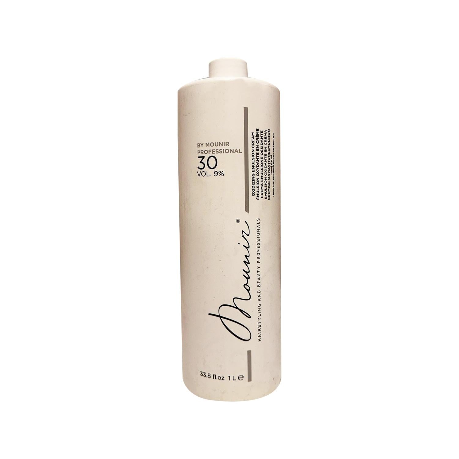 Mounir 30 Volume 9% Hair Oxidizing Cream 1000ml - Professional Hair Bleach Developer Mounir 30 Volume 9% Hair Oxidizing Cream hair oxidizing cream, hair bleach developer, 30 volume developer, 9% hair developer, Mounir hair products, professional hair care, hair coloring, bleaching, hair dye, salon quality, at-home hair coloring, professional hairstylists, hair care products