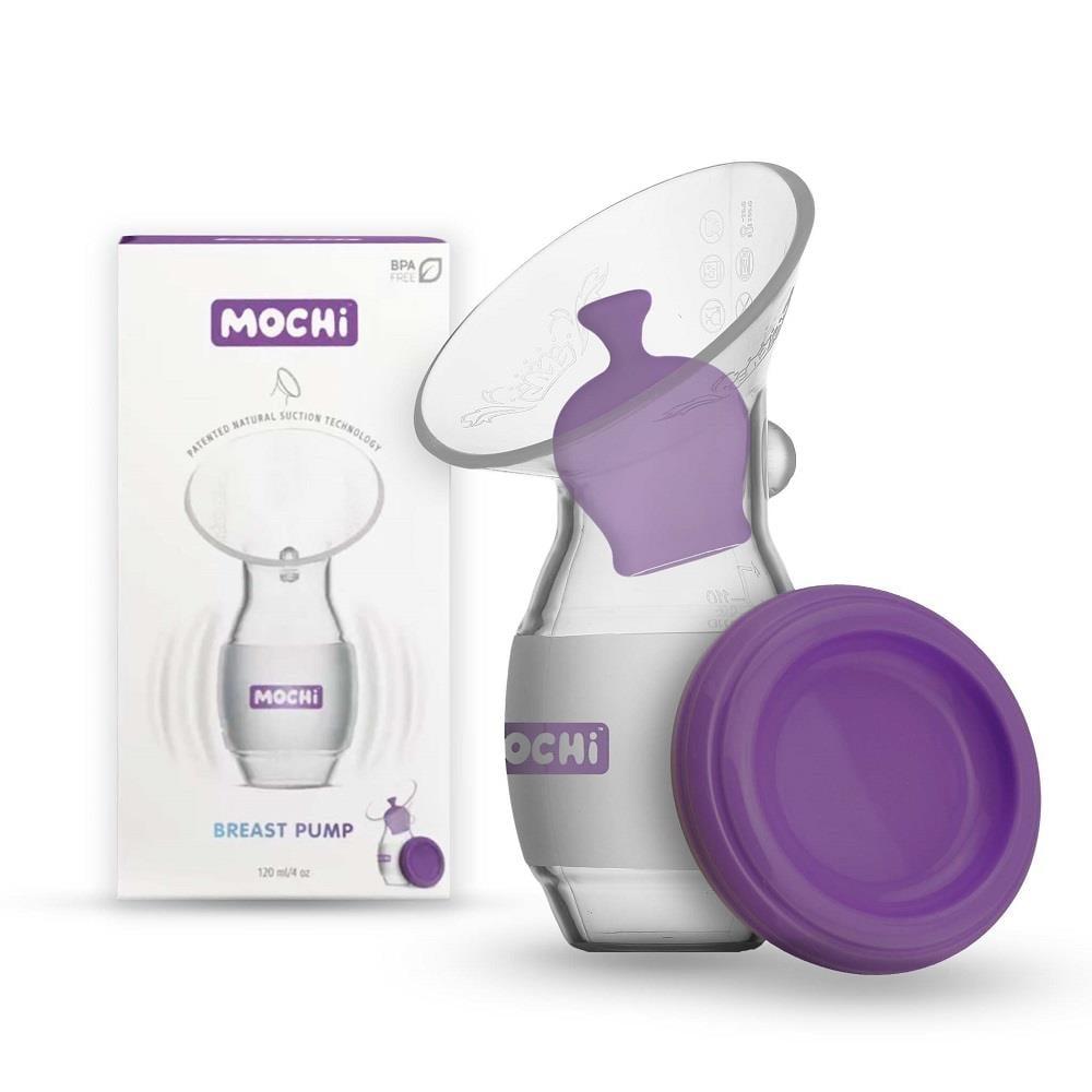 Mochi Hands-Free Silicone Breast Pump - Natural Suction, Easy Clean Milk Collector, Portable Lactation Aid - 4oz Capacity Mochi Hands-Free Breast Pump: Natural Suction, Easy Milk Collection manual breast pump, hands-free breast pump, silicone breast pump, milk collector, lactation aid, breastfeeding accessories, natural suction breast pump, portable breast pump, easy clean breast pump, milk saver, breastfeeding, pumping, milk collection, new mom, mom essentials, baby shower gift, let-down collection, silent