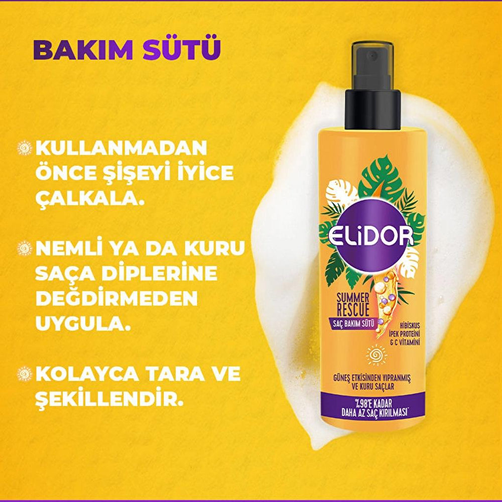 Elidor Summer Rescue Hair Milk for Sun Protection 200 ml