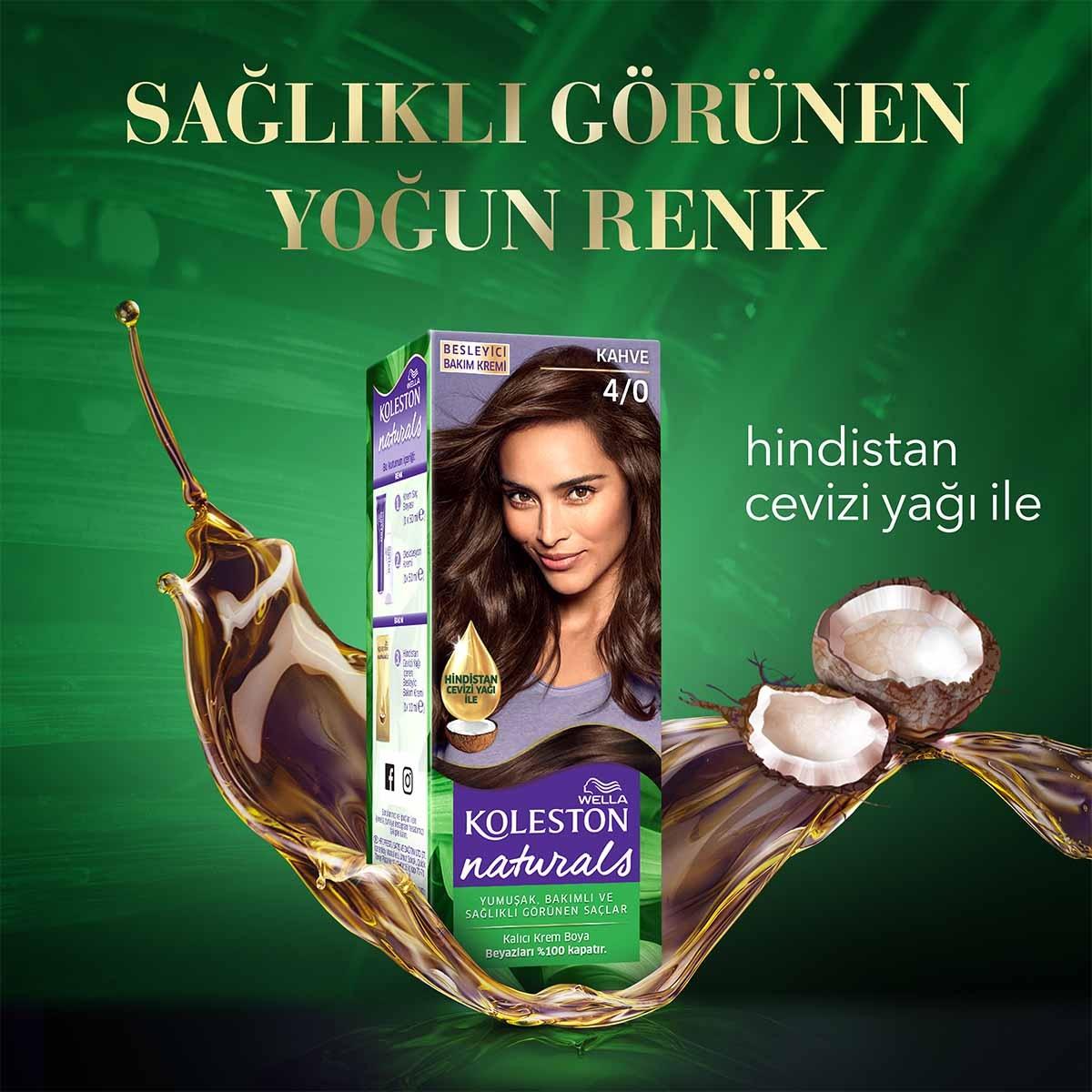 Wella Koleston Naturals 4/0 Coffee Brown Hair Dye: Intense Color, Gray Coverage, Coconut Oil, Permanent Hair Color Wella Koleston Coffee Brown Hair Dye: Gray Coverage + Coconut Oil hair dye, hair color, gray coverage hair dye, coconut oil hair dye, permanent hair dye, Wella Koleston, at home hair color, brown hair dye, hair color kit, hair coloring, hair dye kit, at-home hair dye, coffee brown hair dye, hair colour, hair coloring, hair dye, coconut oil, intense color, gray coverage, Wella hair color, women'