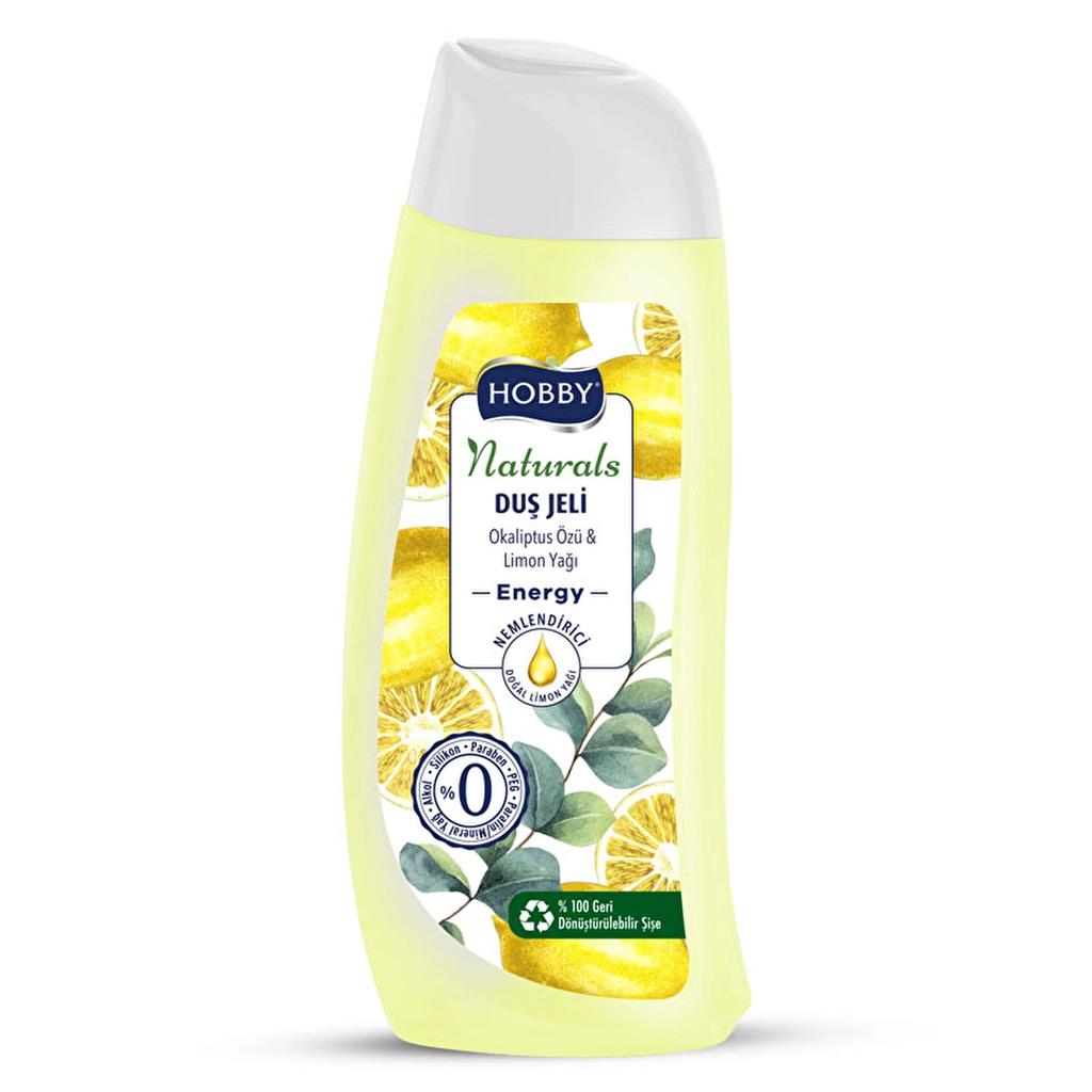 Hobby Naturals Energy Shower Gel with Eucalyptus &amp; Lemon 500 ml