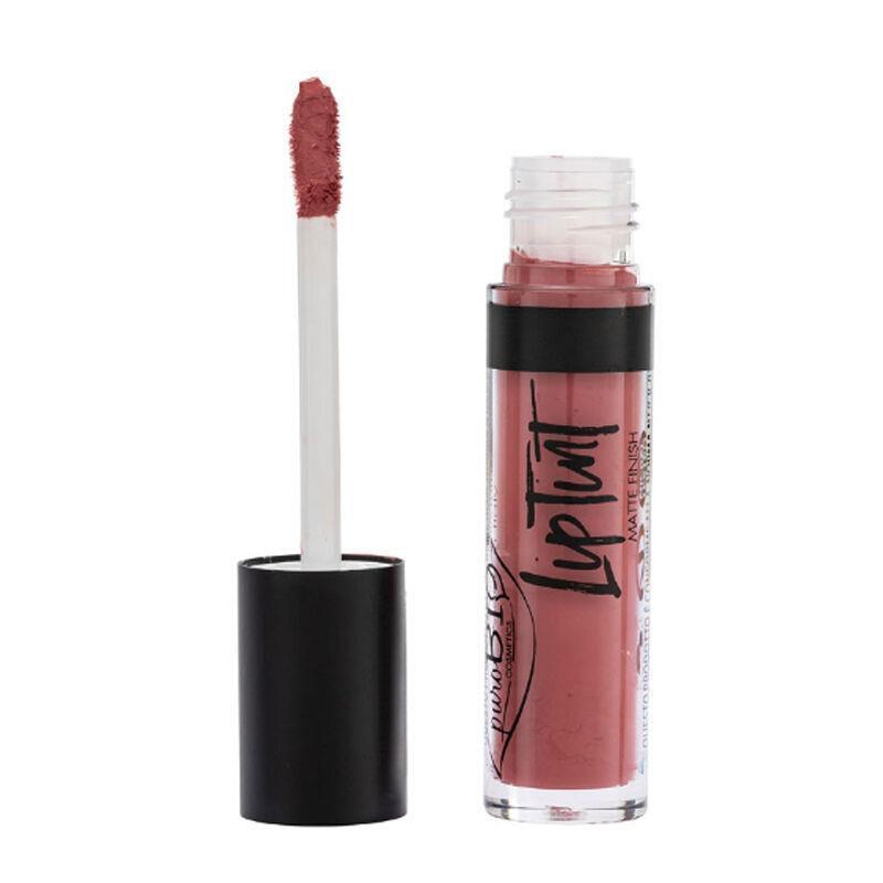 PuroBio Matte Finish Lip Tint - Vibrant Long-Lasting Creamy Lip Color for Individuals Seeking Comfort - Lipstick