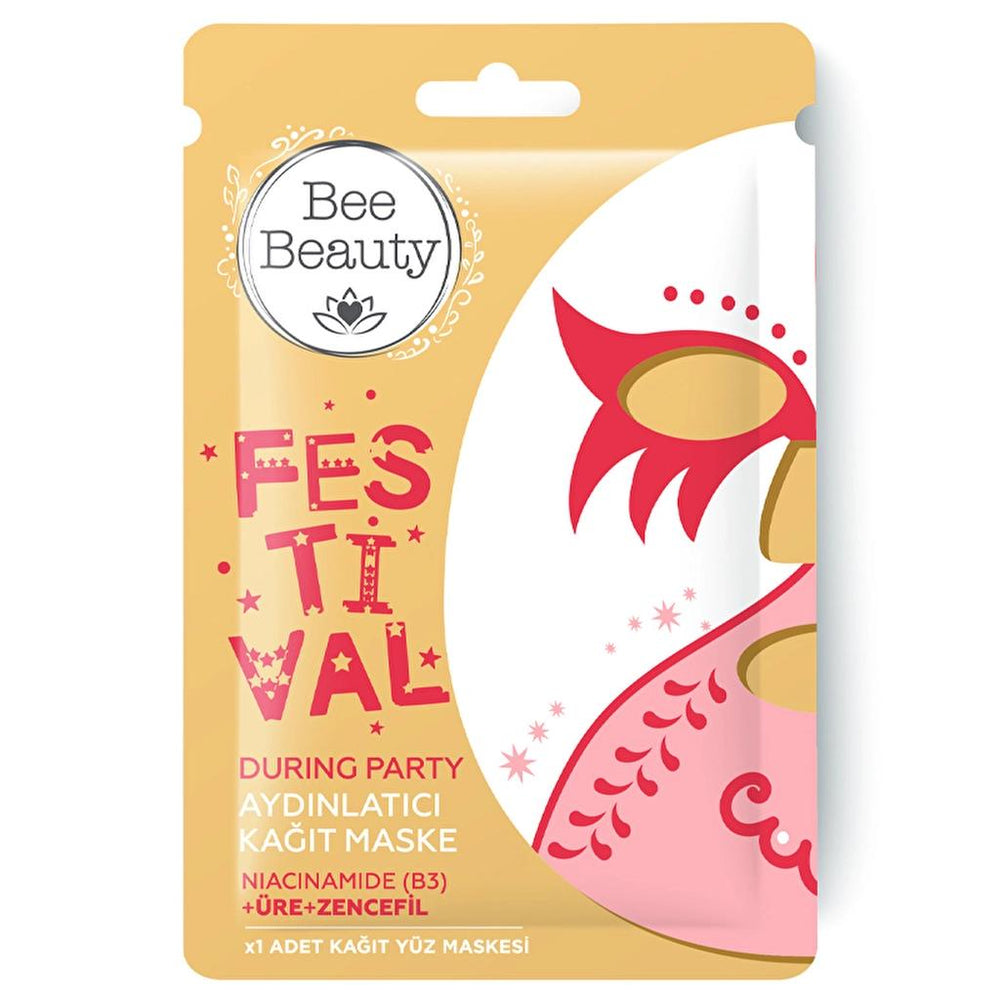 Bee Beauty During Party Sheet Mask for Radiant Skin 1 Count