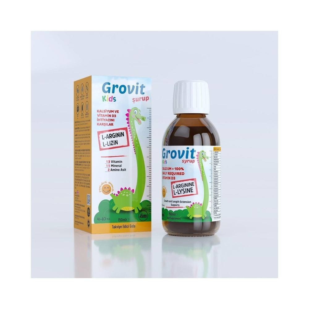 Ferr Pharma Grovit Kids Multivitamin Syrup for Children - Supports Growth & Immune System, 5.07 fl oz - Face Serum