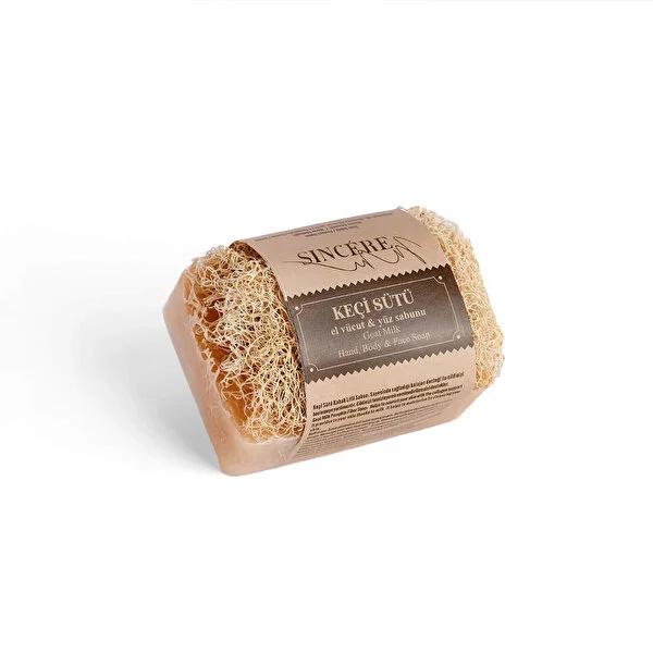 Sincere Kabak Goat Milk Loofah Soap - Natural, Moisturizing, and Gentle Exfoliation for Dry Skin Sincere Kabak Goat Milk Loofah Soap - Natural & Moisturizing Goat milk soap, Natural soap, Loofah soap, Moisturizing soap, Sincere Kabak soap, Natural skincare, Gentle exfoliation, Dry skin relief, Sensitive skin friendly, Natural ingredients, Skincare routine, Daily cleansing, Nourishing soap, Luxurious skincare