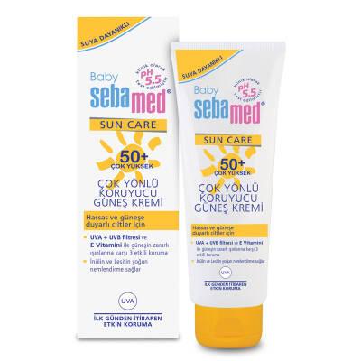 sebamed baby sunscreen spf50 75ml, sebamed baby sunscreen packaging, application of sebamed baby sunscreen Sebamed Baby Sunscreen SPF50 - Protects Sensitive Skin | 75ml Sebamed Baby Sunscreen SPF50 - 75ml sebamed, baby-sunscreen, spf50, hypoallergenic, sun-protection, moisturizing, gentle-skin-care, baby-care, sensitive-skin, ai-generated