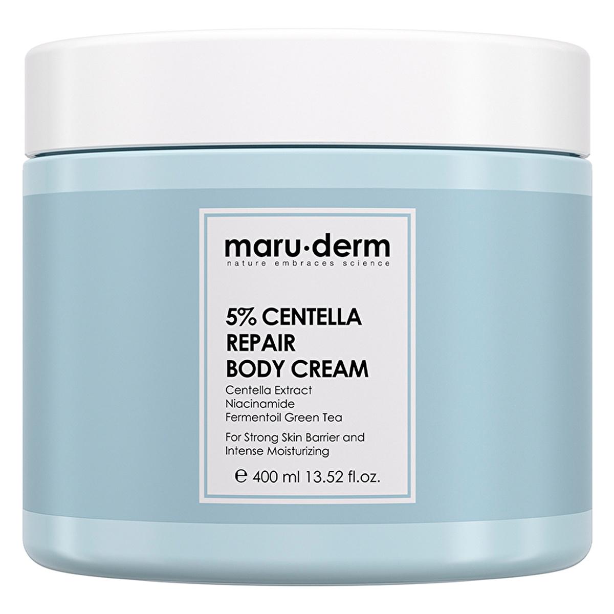 maruderm centella repair body cream packaging, maruderm centella cream texture, maruderm centella body cream ingredients Maruderm Centella Repair Body Cream - Intense Hydration for Sensitive Skin | 13.5 fl. oz. Maruderm Centella Repair Body Cream 400ml maruderm, centella-cream, sensitive-skin, moisturizer, skin-repair, niacinamide, fermentoil-green-tea, dry-skin-relief, body-cream, ai-generated