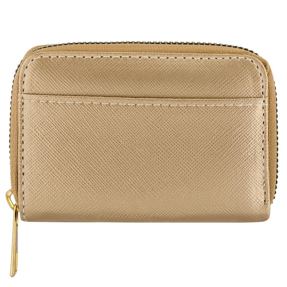 Eklips Gold Coin Purse with Metallic Finish