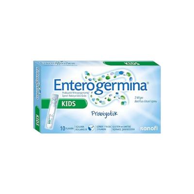 Enterogermina Probiotic Supplement for Children - Supports Gut Health & Immune System - 5 ml x 10 - Vitamin & Supplement