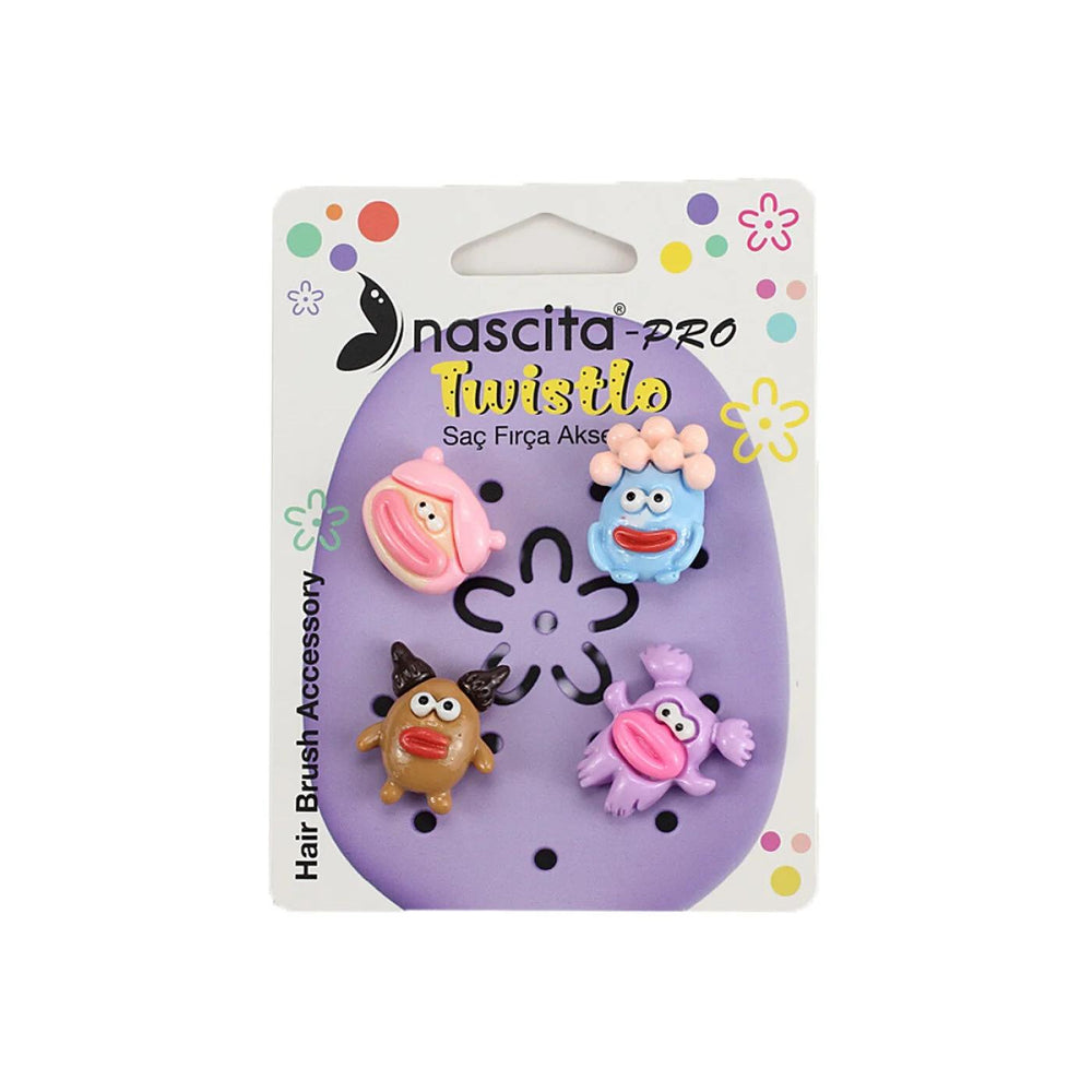 Nascita Twistlo Lilac Hair Brush and Accessory Set 4-Piece