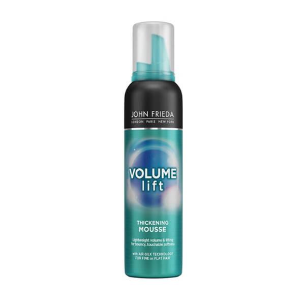 john fried volume lift thickening mousse 200ml, john fried thickening mousse bottle front view, application of john fried volumizing mousse on hair John Frieda Volume Lift Thickening Mousse - 200ml John Frieda Volume Lift Mousse - Thickening 200ml john-frieda, volume-lift, thickening-mousse, hair-care, hair-volume, lightweight-mousse, hair-styling, beauty-products, ai-generated, styling-aid