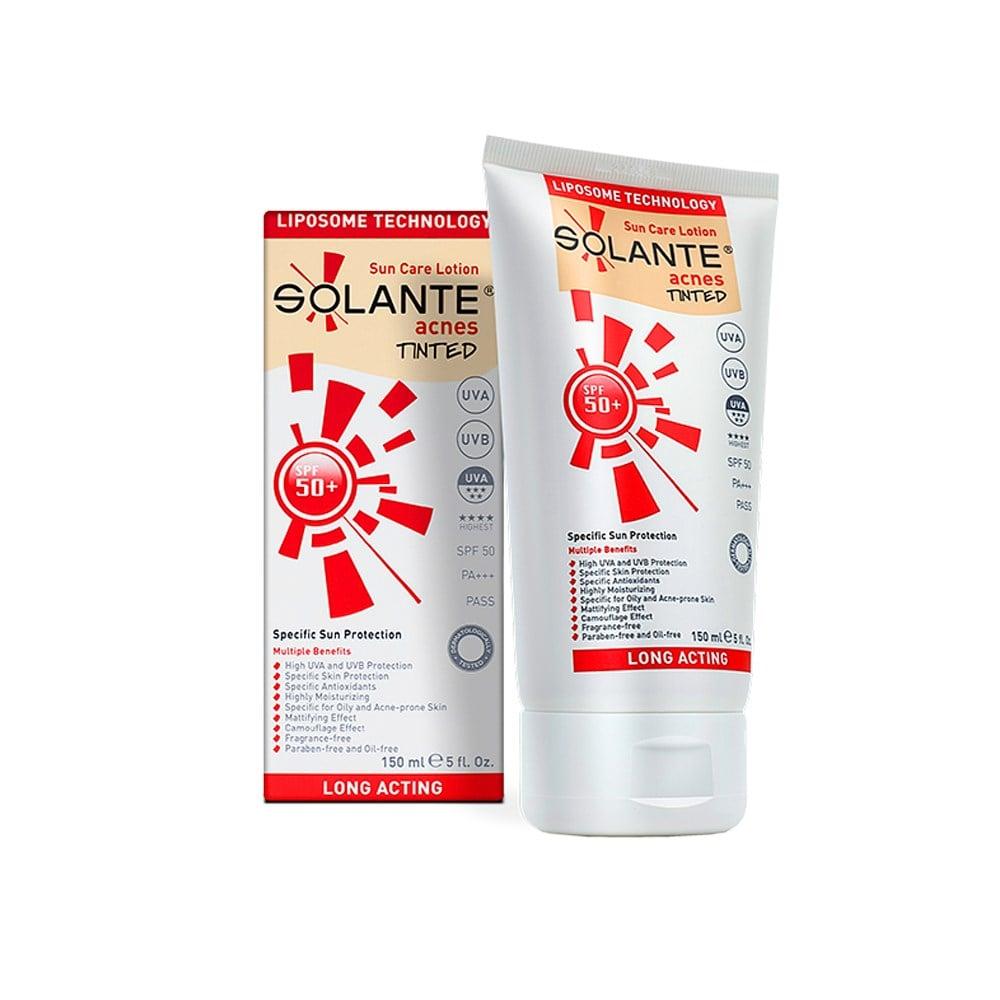 Solante Tinted Sunscreen for Acne-Prone Skin - SPF 50+, Non-Comedogenic & Hypoallergenic Solante Tinted Sunscreen SPF 50+ for Acne-Prone Skin tinted sunscreen, acne-prone skin, SPF 50+, non-comedogenic, hypoallergenic, water-resistant sunscreen, sun protection, skin care, acne treatment, cosmetic sunscreen, facial sunscreen, daily sun protection