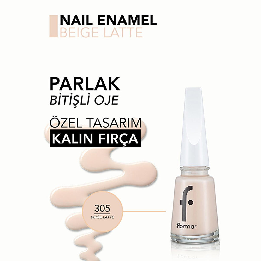 Flormar Beige Latte Nail Polish - High Pigment, Long Lasting, Chip Resistant - Salon Quality Manicure at Home Flormar Beige Latte Nail Polish - Long Lasting, Chip Resistant Nail Polish, High Pigment Nail Polish, Long Lasting Nail Polish, Flormar Nail Polish, Chip Resistant Nail Polish, Glossy Nail Polish, Nail Enamel, Beige Latte Nail Polish, nail color, manicure, pedicure, nail care, nail health, strong nails, vibrant color, women's fashion, beauty, cosmetics, personal care, gifts for her, nail art, salon 