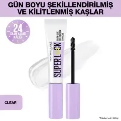 Maybelline New York Super Lock Brow Glue: Long-Lasting Eyebrow Mascara for Shaping, Setting & Styling - Clear, Waterproof, 7ml Maybelline Brow Glue: Shape & Set Eyebrows - Long Lasting! eyebrow mascara, brow glue, eyebrow setting gel, clear brow mascara, waterproof eyebrow gel, long-lasting brow gel, eyebrow shaper, eyebrow styling mascara, eyebrow, mascara, brow gel, clear mascara, waterproof gel, long-lasting gel, eyebrow styling, brow shaping, makeup, cosmetics, beauty, personal care, grooming, eyebrow d